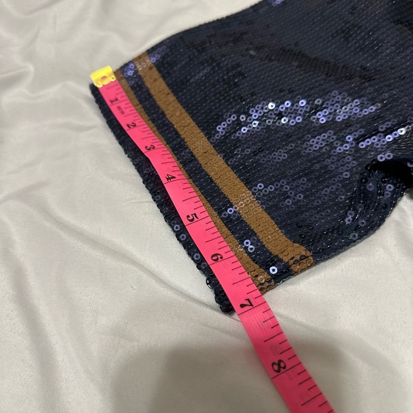 MUST GO NOW!! ✨LAST CHANCE FINAL SALE!!✨Zara Navy Blue Sequin Top - Picture 11 of 12
